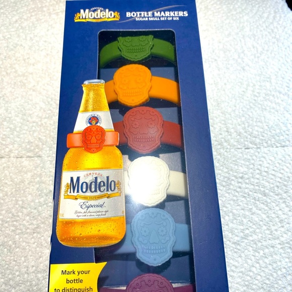 Modelo | Dining | Modelo Bottle Markers Set Of 6 Brand New | Poshmark